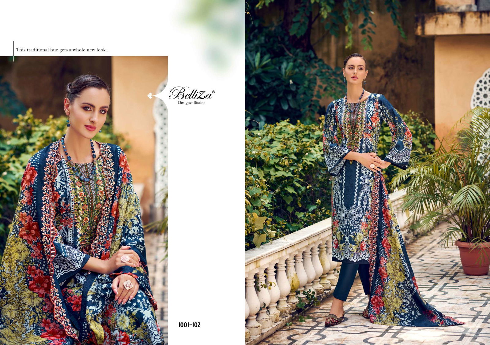 Guzarish Vol 16 By Belliza Embroidery Cotton Printed Dress Material Wholesale Shop In Surat